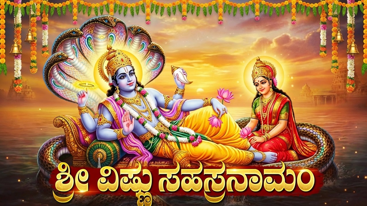 ಶ್ರೀ ವಿಷ್ಣು ಸಹಸ್ರನಾಮ ಸ್ತೋತ್ರವನ್ನು ಕೇಳುವುದು ಅದೃಷ್ಟವನ್ನು ತರುತ್ತದೆ | Vishnu Sahasranama Stotram