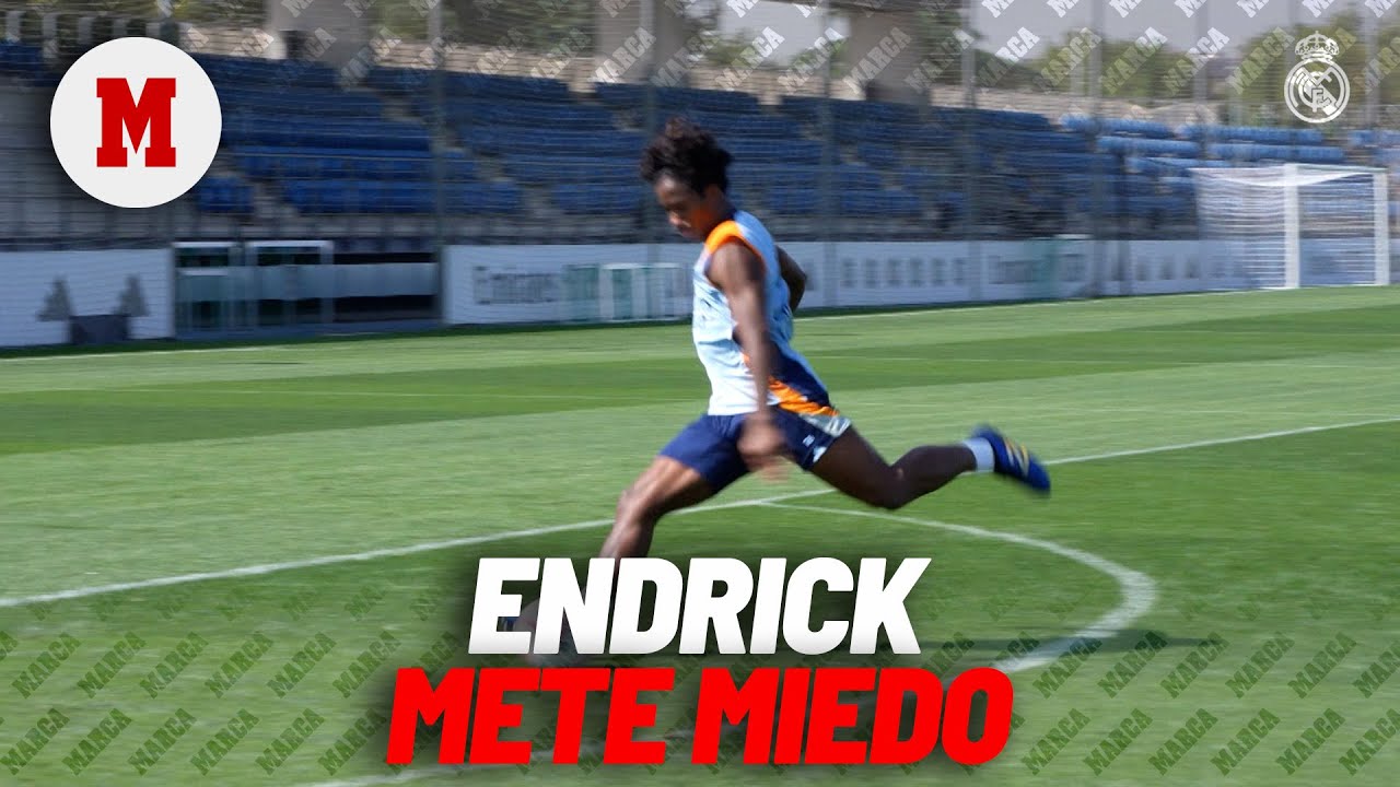 Endrick mete 'miedo' en Valdebebas I MARCA