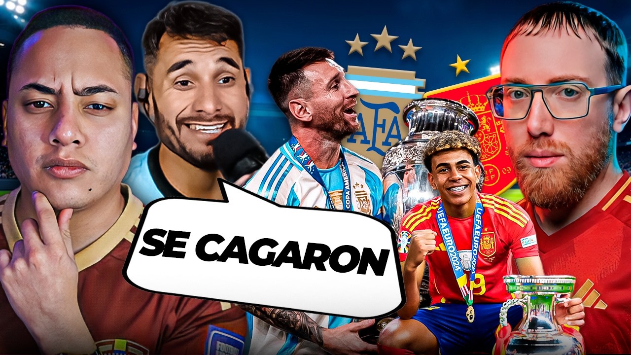 ARGENTINA SE CAGÓ PARA JUGAR LA FINALISSIMA? DEBATE CON ESPAÑOL