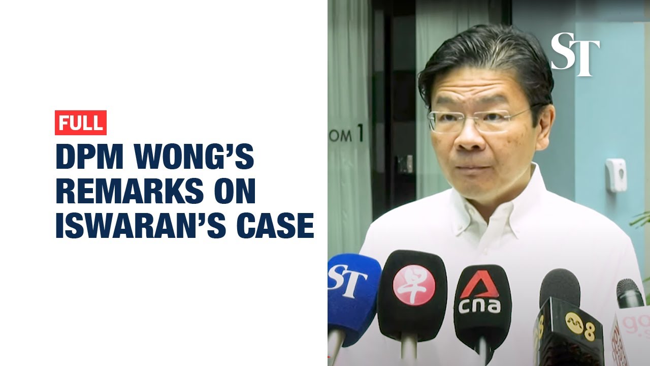 [FULL] DPM Lawrence Wong on Iswaran facing 27 charges including corruption