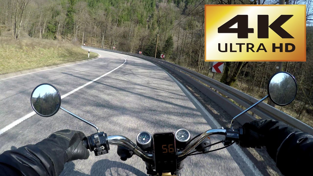 4K fahrt im Harz (Netzkater --- Hasselfelde) Originale Simson s51 50ccm