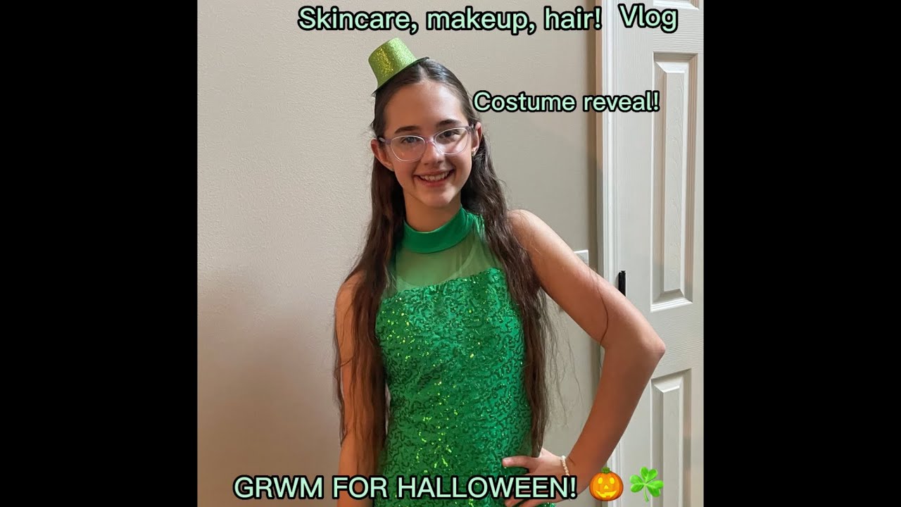 GRWM for HALLOWEEN and COSTUME REVEAL!! 🎃🎃