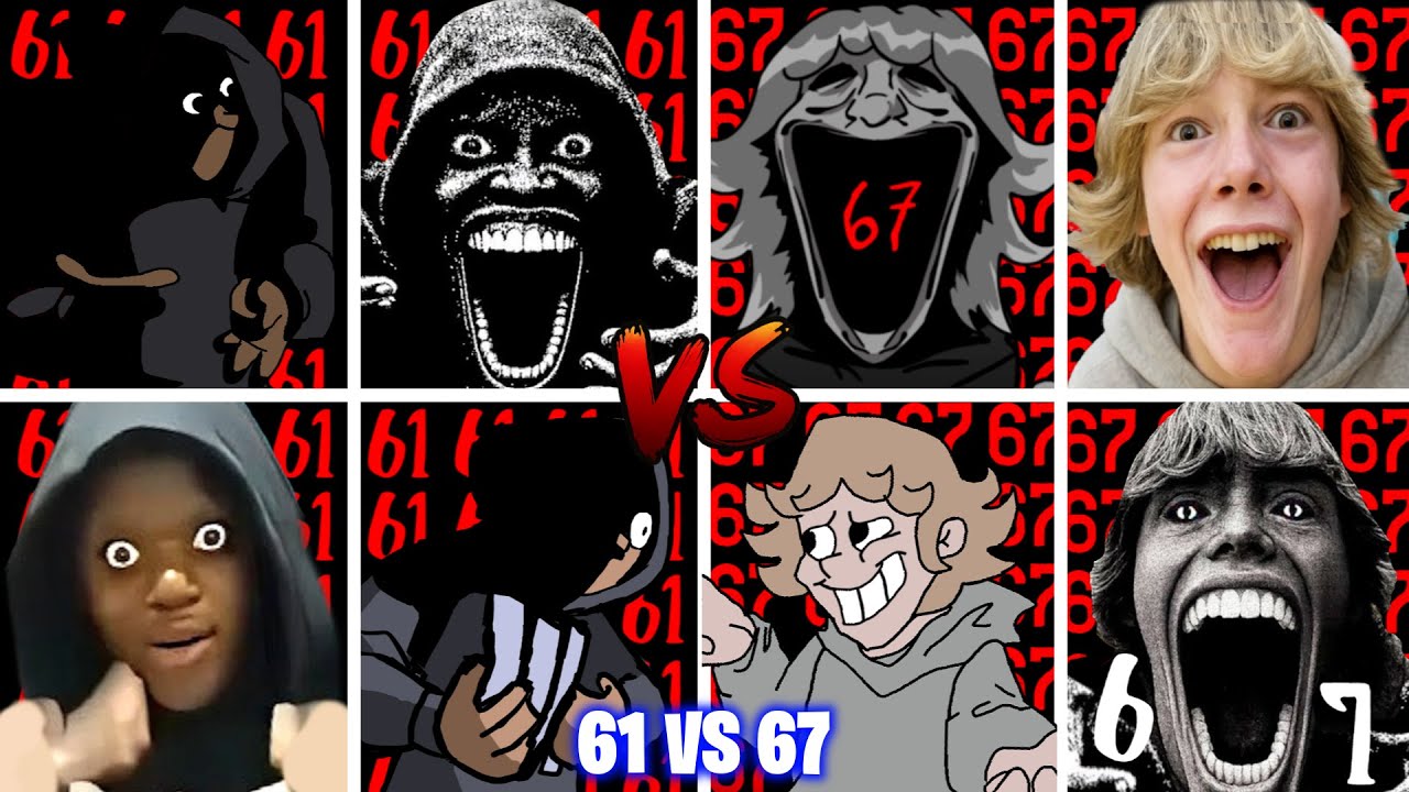 All 67 VS All 61 - Friday Night Funkin' (67 Kids Meme vs 61 Meme)