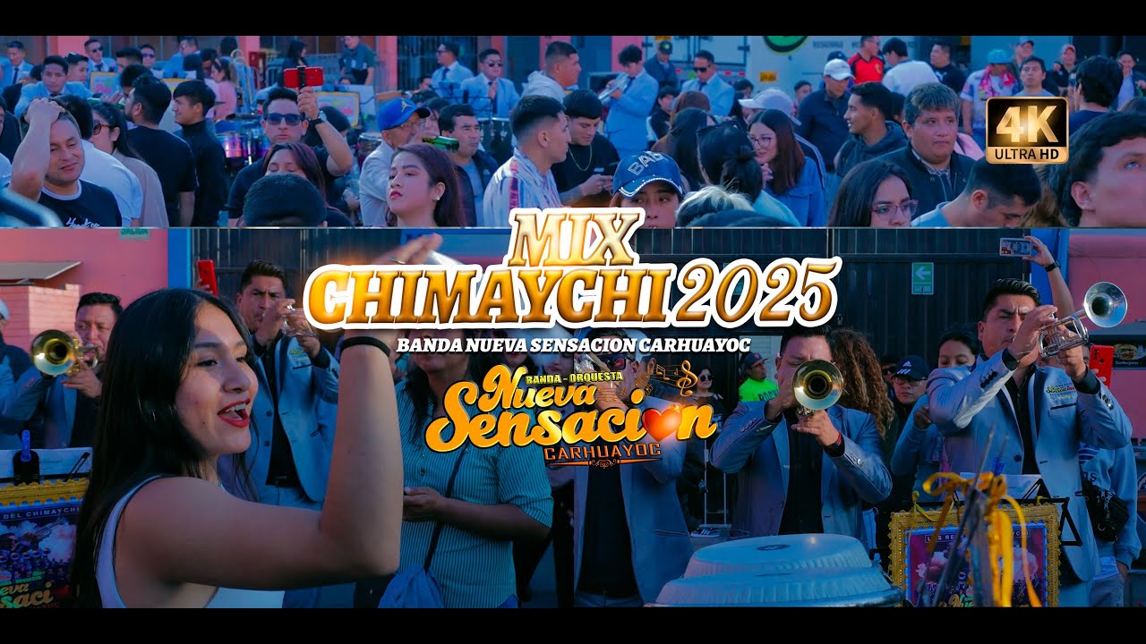 BANDA NUEVA SENSACION CARHUAYOC | MIX CHIMAYCHI PRIMICIAS 2025