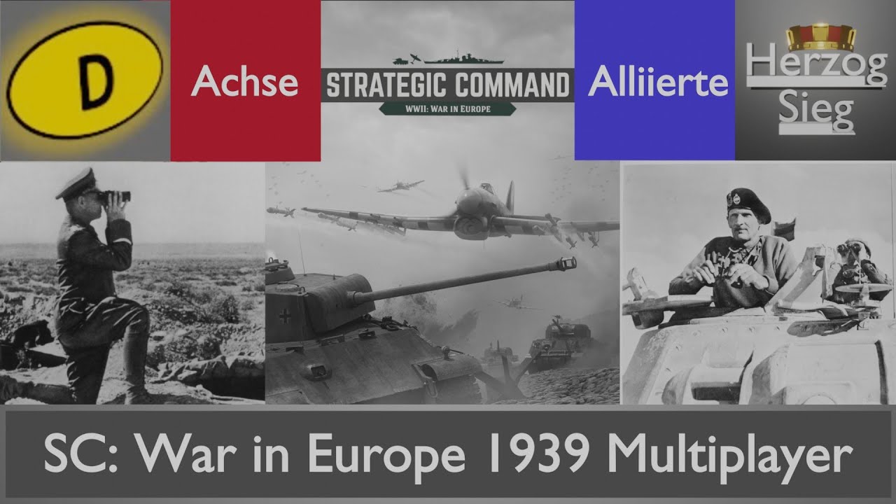 #1 Multiplayer vs Herzog Sieg (2024 Achse) Strategic Command WiE 1939