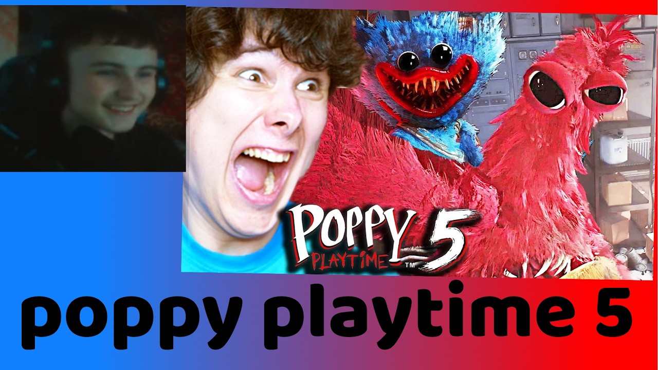 сквид смотрит:НОВЫЙ МОНСТР! - Поппи Плейтайм 5 - Poppy Playtime Chapter 5 #3