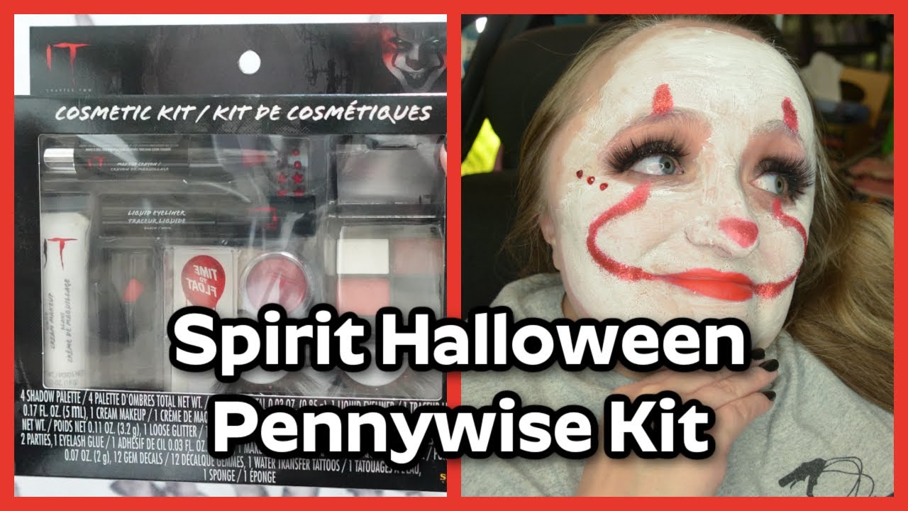 🎈 Тестируем набор косметики «Пеннивайз» от Spirit Halloween | Обзор и демонстрация