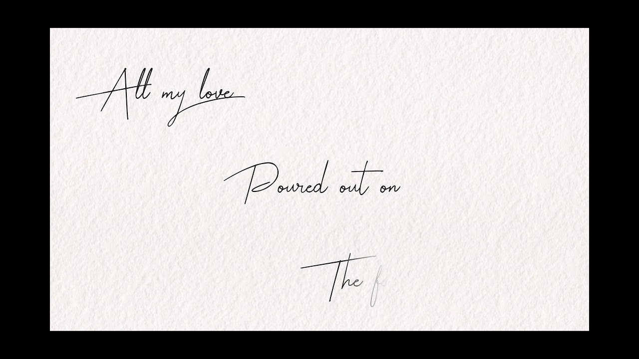 All My Love by Jonathan Ogden (Lyric Video)