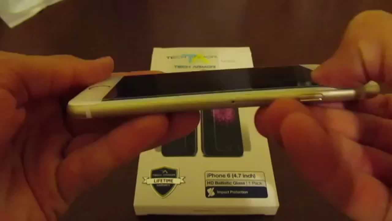 GIVEAWAY(OVER) - Tech Armor Ballistic Glass iPhone 6/6 Plus Screen Protector installation & Overview