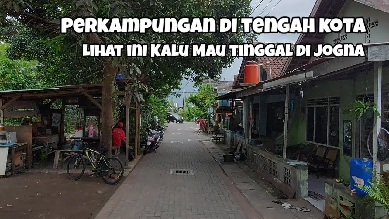 Pesoana Pemukiman Tegalrejo Kota Yogyakarta | Beautiful Indonesian City 4K