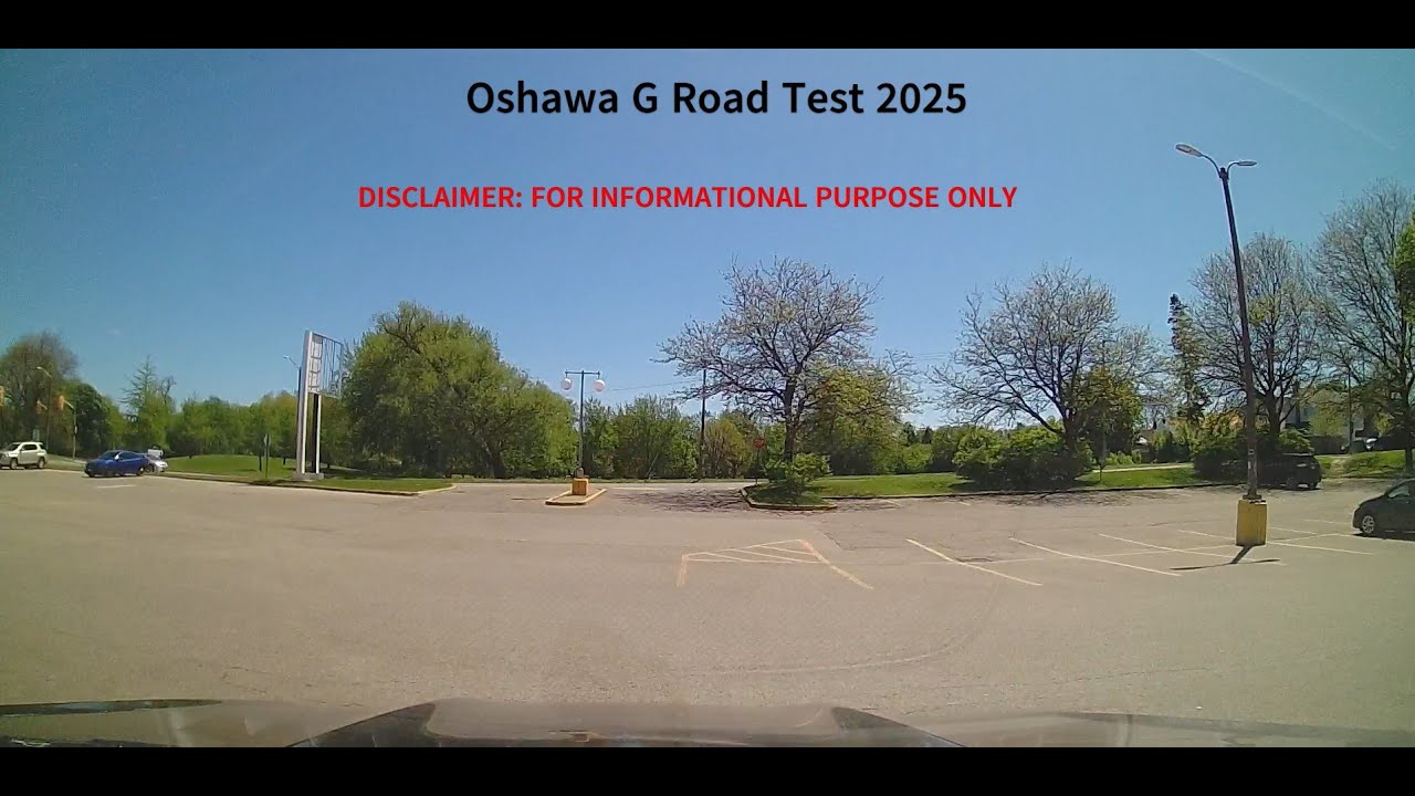 Oshawa G Test 2025 Route #Passed #realtest