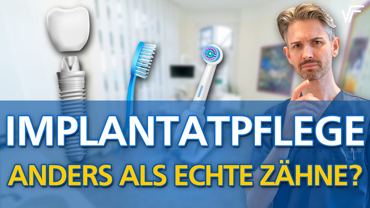 Wie pflege ich meine Zahnimplantate richtig? Echte Z&auml;hne anders pflegen? Tipps & Tricks!
