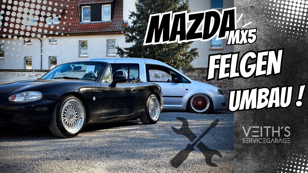 Schraubertag Mazda MX5 Felgen Umbau / VW Caddy Unterbodenbeleuchtung