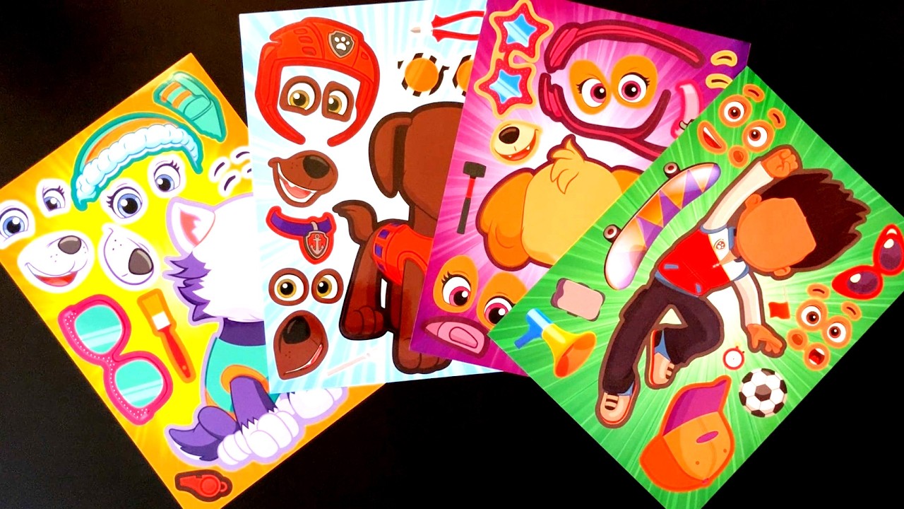 ASMR Satisfying Sticker Decorating │ Paw Patrol│ No Talking