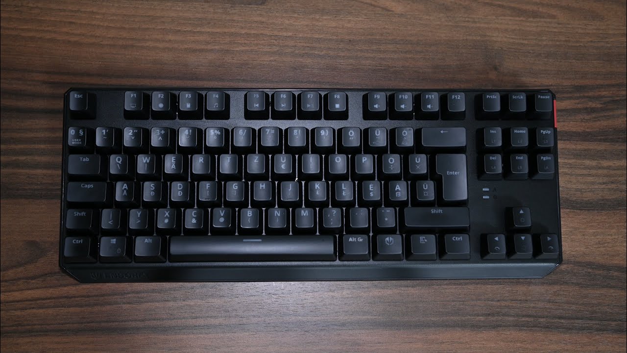 Endorfy Thock TKL Kailh red wired keyboard