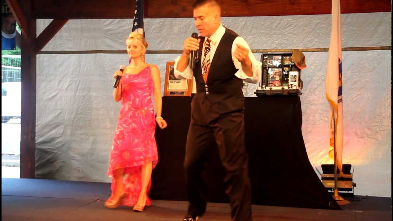 Singing Sgt - Dan Clark & Mary Colarusso perform GI Blues @ Stanley Park - Aug 19, 2012