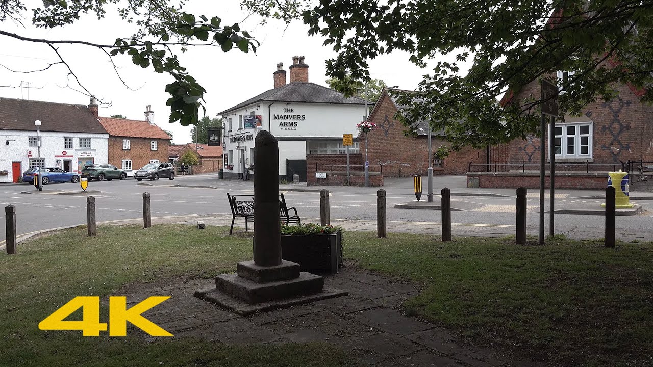 Cotgrave Walk: Town Centre【4K】