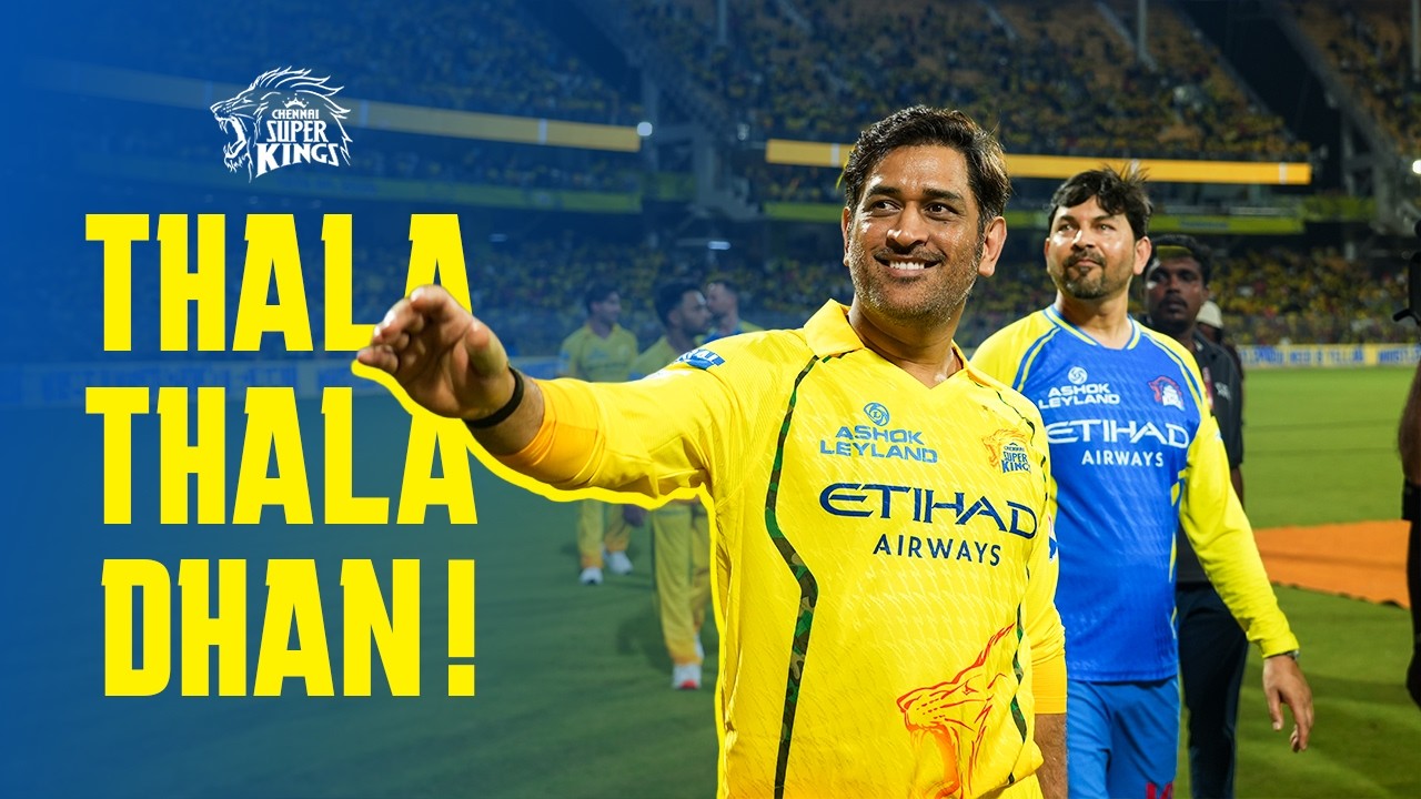 THALA&rsquo;s Lap of Thanks 💛 | Yellorukkum Thanks | MS Dhoni | IPL 2026