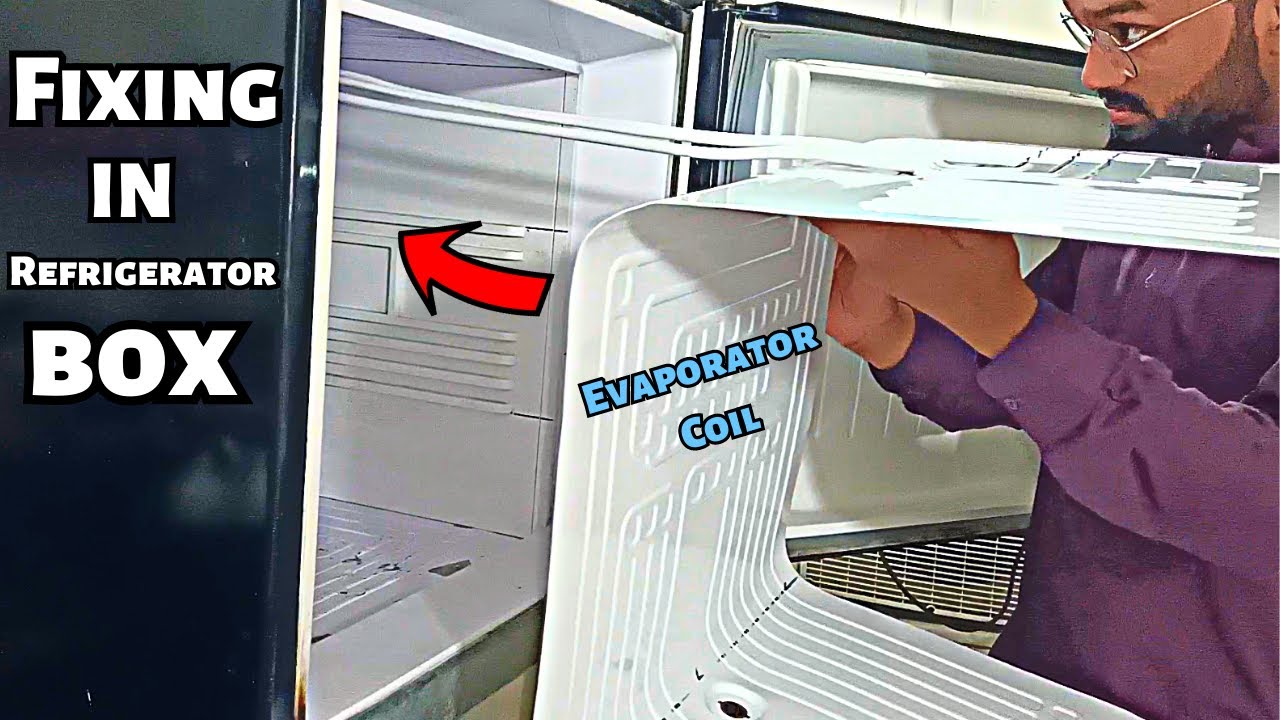 Freezer & Fridge New Evaporator Cooling Coil Installation