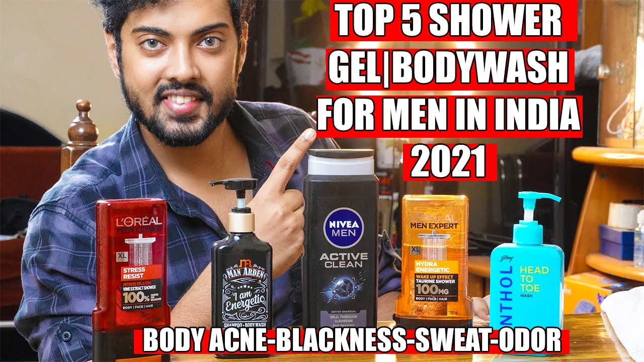 TOP 5 SHOWER GEL FOR MEN IN INDIA 2025 | BEST BODY WASH FIR MEN IN INDIA 2025 | BEST MEN'S BODY WASH