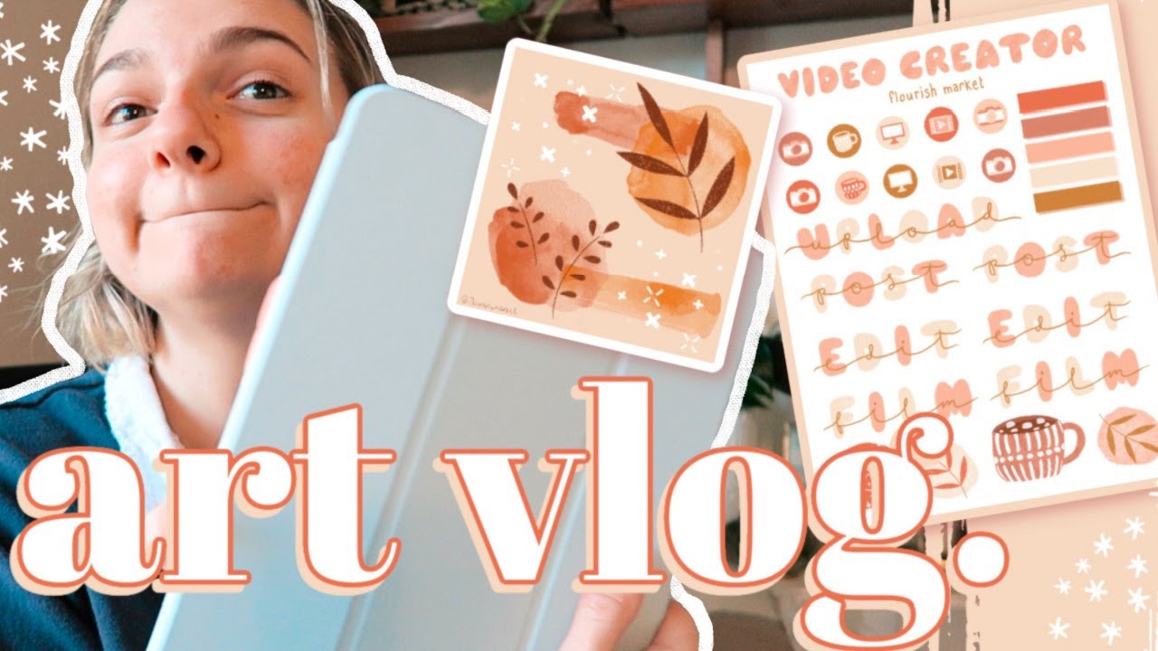 my first art vlog !