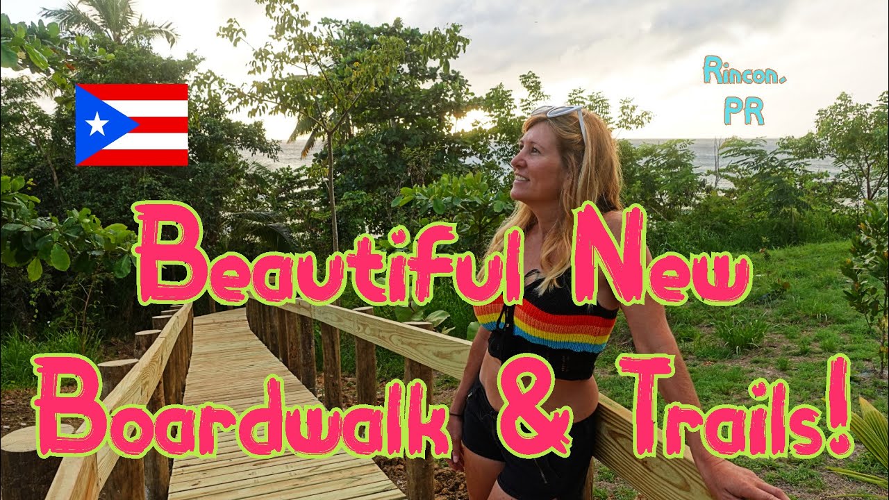 Rincon's New Beautiful Walking Trail -Maria's Beach to the Lighthouse! (Incredible Drone)
