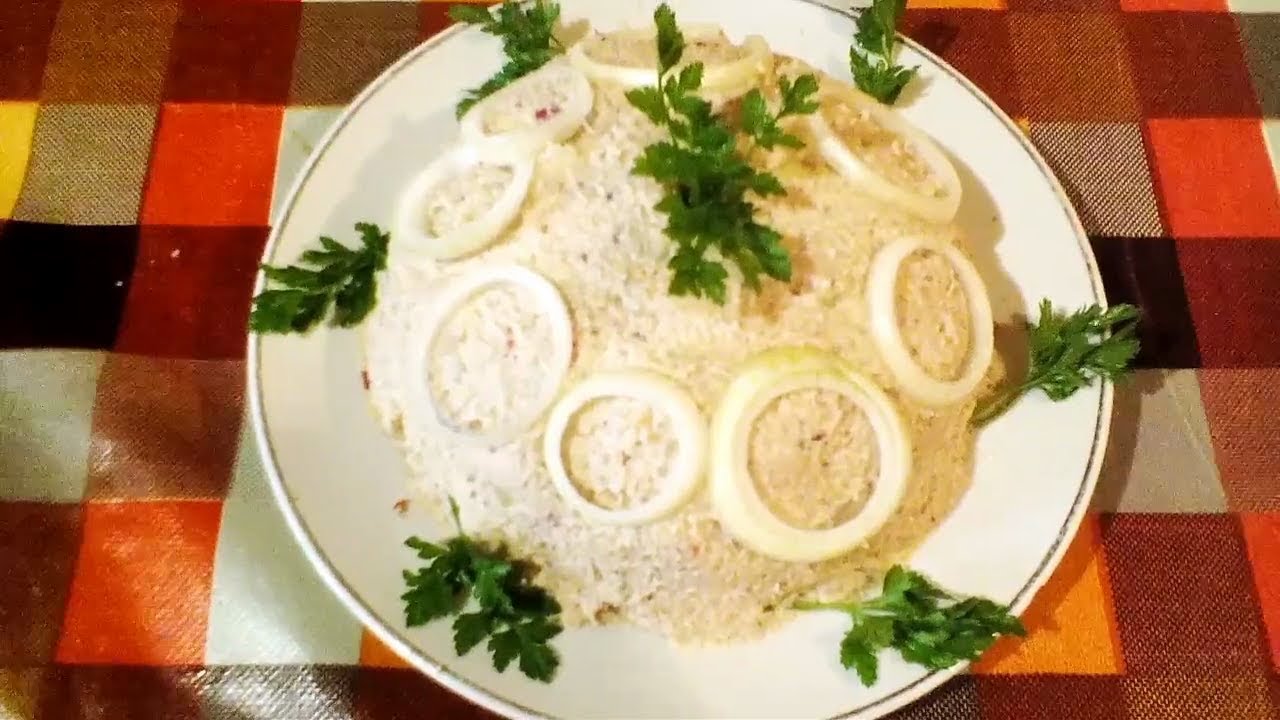 Пхали из капусты - традиционная грузинская закуска.