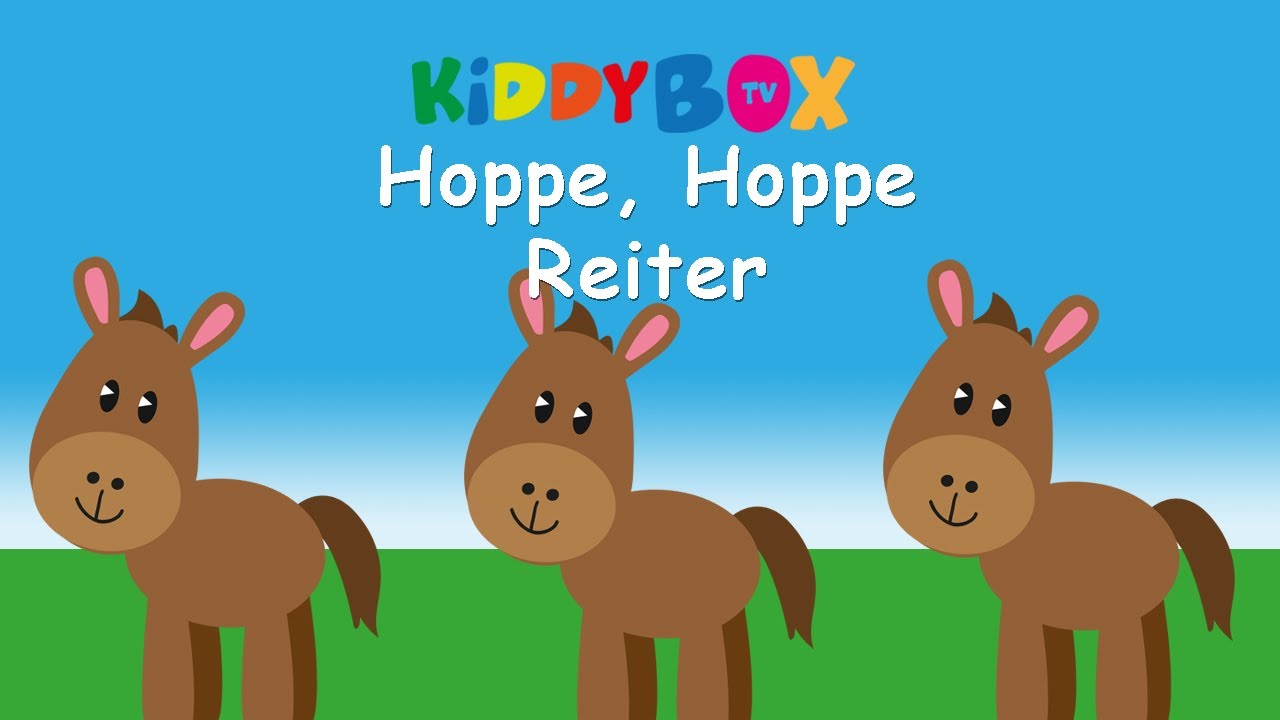 Hoppe, hoppe Reiter - Kinderlieder zum Mitsingen - (KIDDYBOX.TV)