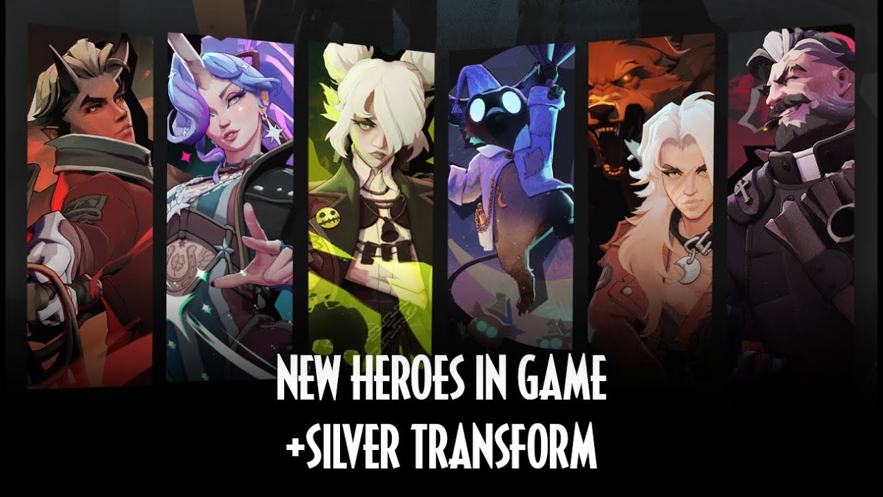 NEW HEROES IN DEADLOCK: All 6 models + animations in-game (Silver transform included)