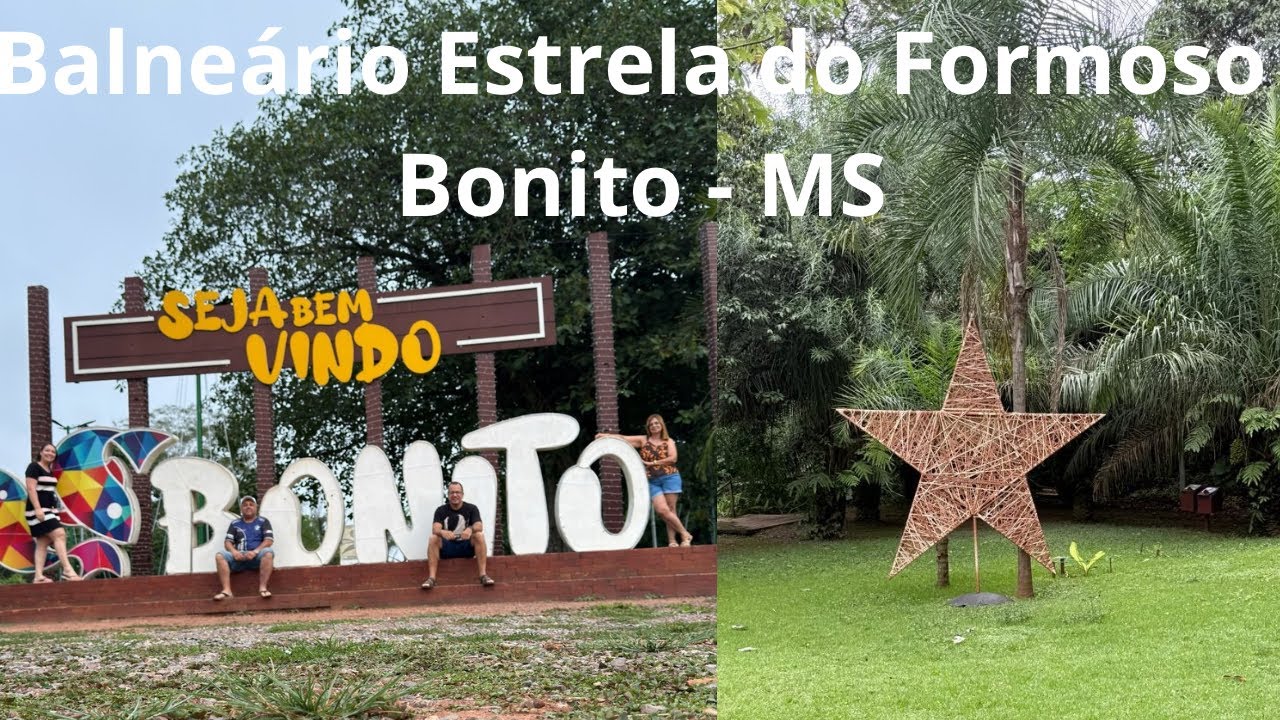 Day use no Balneário Estrela do Formoso em Bonito, Mato Grosso do Sul 🐒🪱🐠