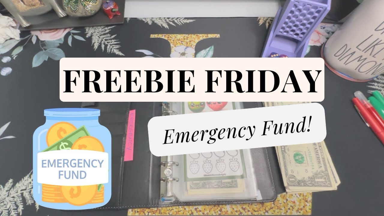 Freebie Friday | Rebuilding the emergency fund 🚨