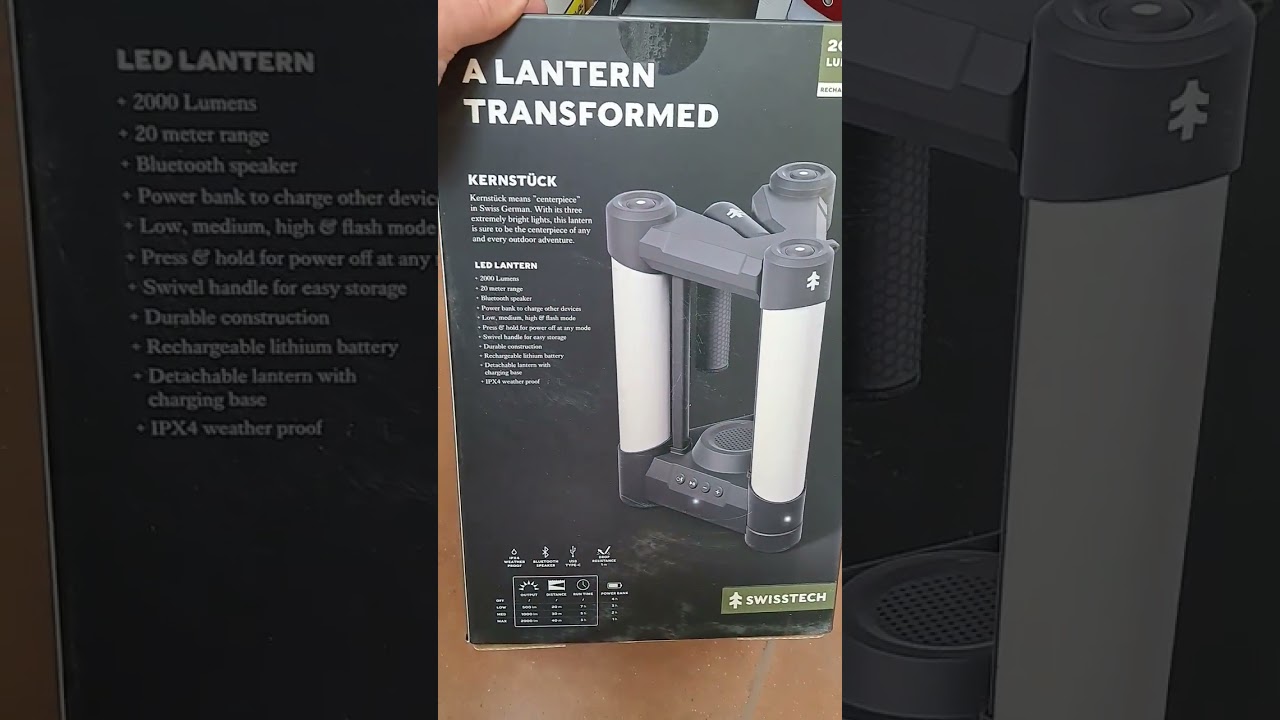 Swiss Tech 2000 Lumens Lantern & Speaker at Walmart