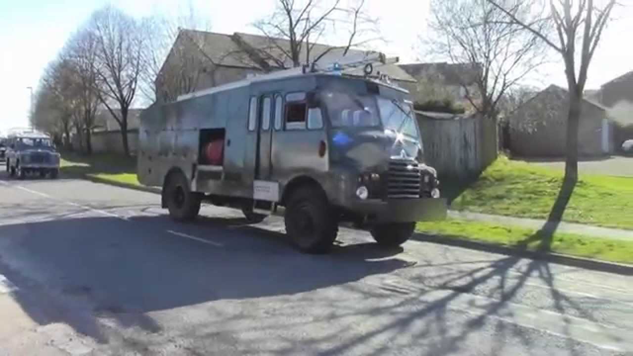 [RARE] Bedford RLHZ (Green Goddess) Lights and Sirens!
