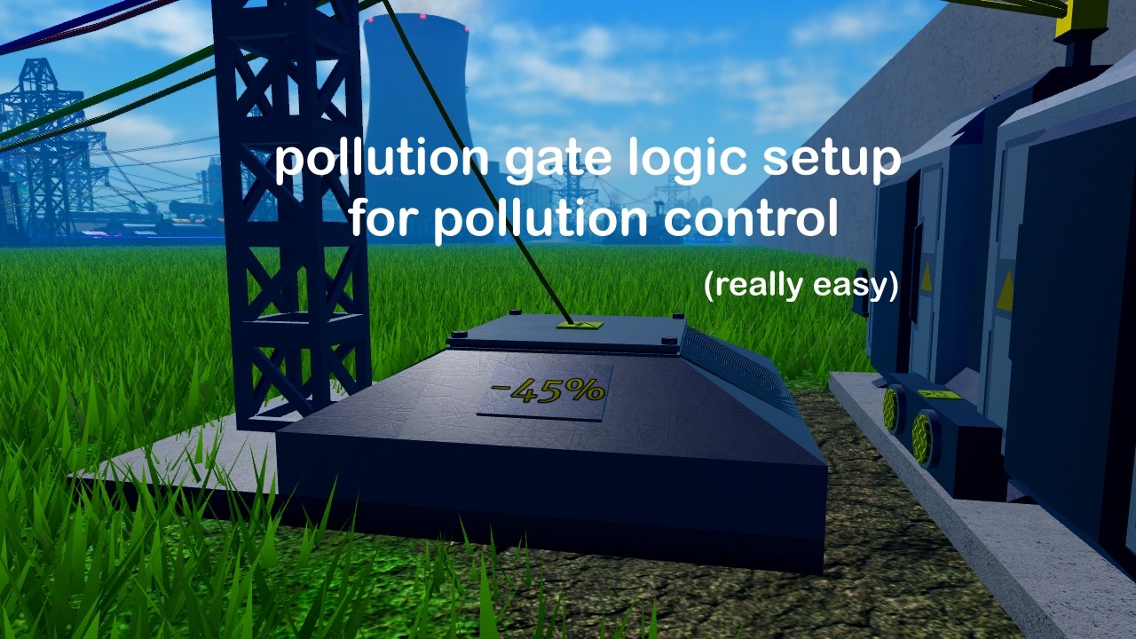 pollution gate logic setup with scrubbers | industrialist