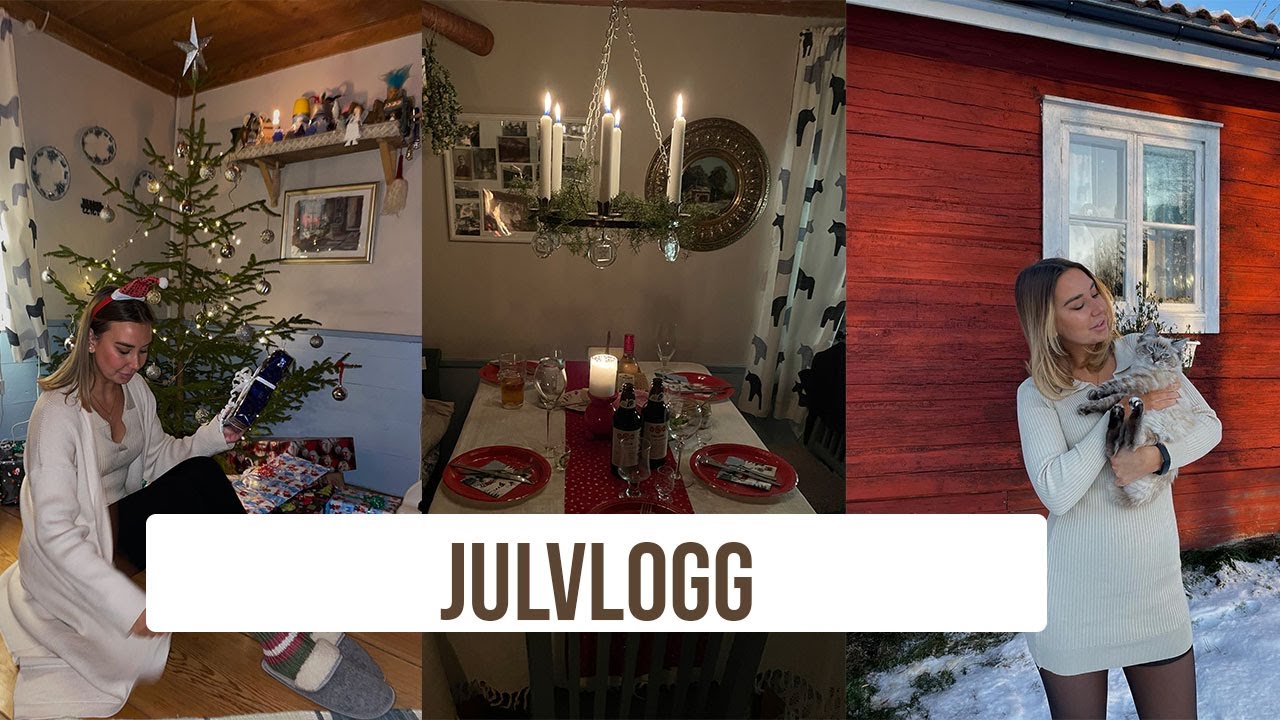 FIRAR JUL I EN FÄBOD FRÅN 1800-TALET, VINNER 5000KR PÅ BINGO 🤪  -LÅNG JULVLOGG