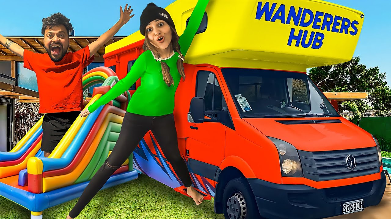 24 hours in a Holiday Park in New Zealand|| Prerna ne chalai CARAVAN 😲||  DAY-2