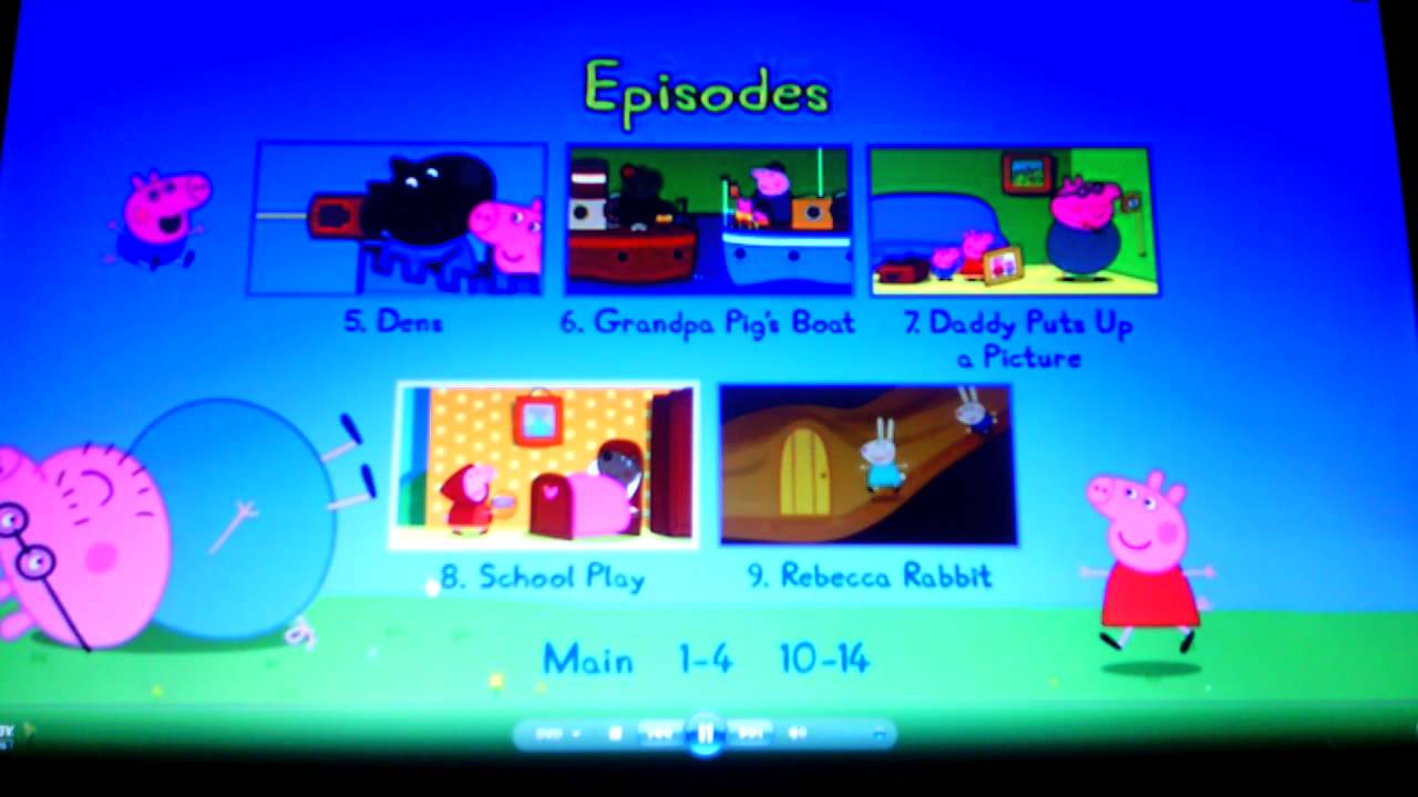 Peppa Pig- My Birthday Party Menu Walkthrough