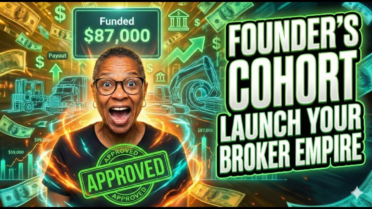 Launch A 6 Figure Equipment Finance Broker Empire