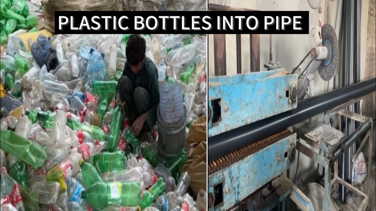 How Millions of Waste Plastic Bottles Convert into PVC Pipe | Recycling of Plastic Bottles