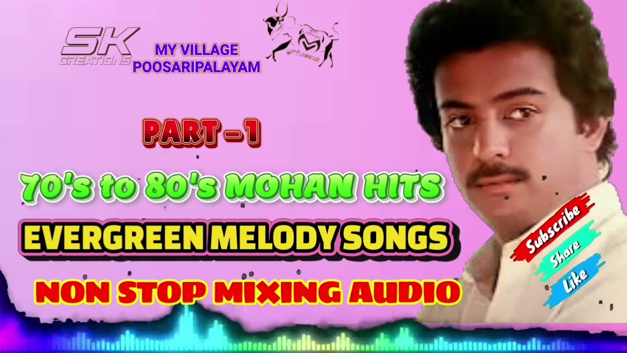#DJ #70s #80s  🎙️🎻 #MOHAN 🎻🎙️ #HITS #NONSTOP MIXING AUDIO PART 1