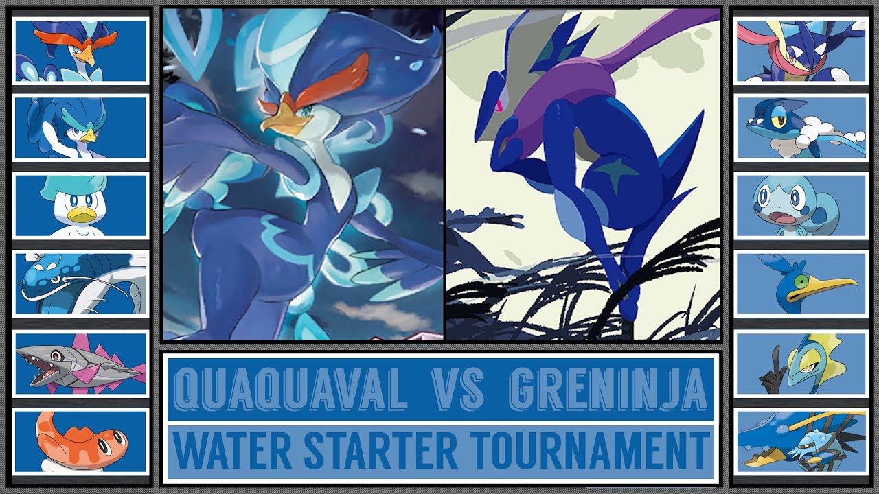 QUAQUAVAL vs GRENINJA+INTELEON | Water Starter Pok&eacute;mon Tournament [Battle #4]