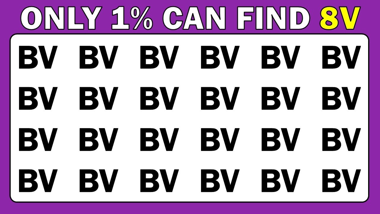 Find The Odd One Out | Test Your Observation Skills 👀 | Number and Letter Edition.