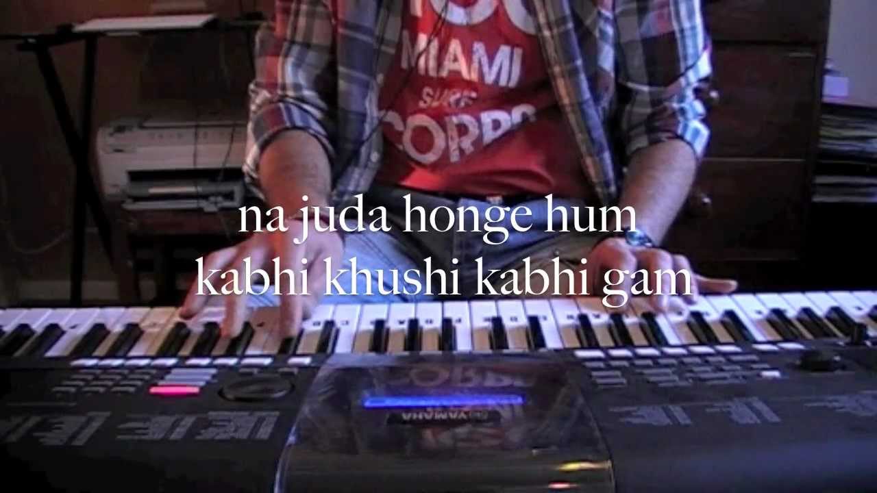 kabhi khushi kabhi gam-Sad version on keyboard
