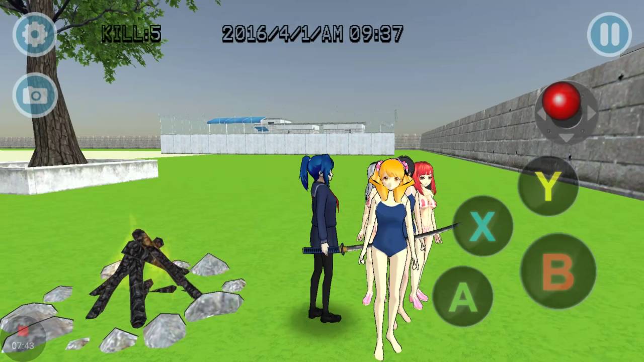 High school simulator Girl A