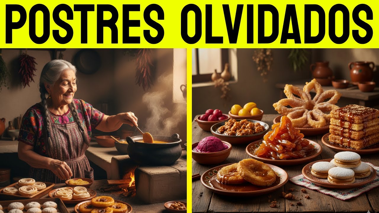 24 POSTRES MEXICANOS que HAC&Iacute;A t&uacute; ABUELA y OLVIDASTE