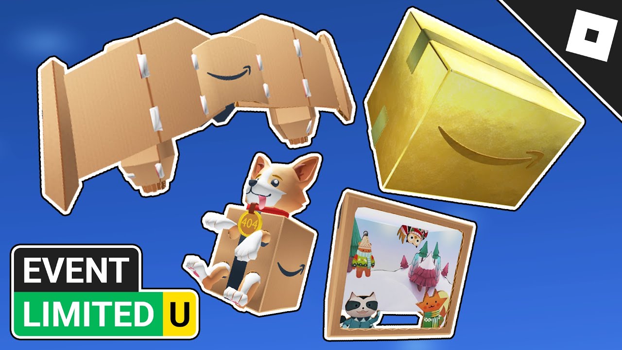 [LIMITED EVENT] How to get the CARDBOARD WINGS, BOXES & BACKPACK in AMAZON'S HOLIDAY DASH | Roblox
