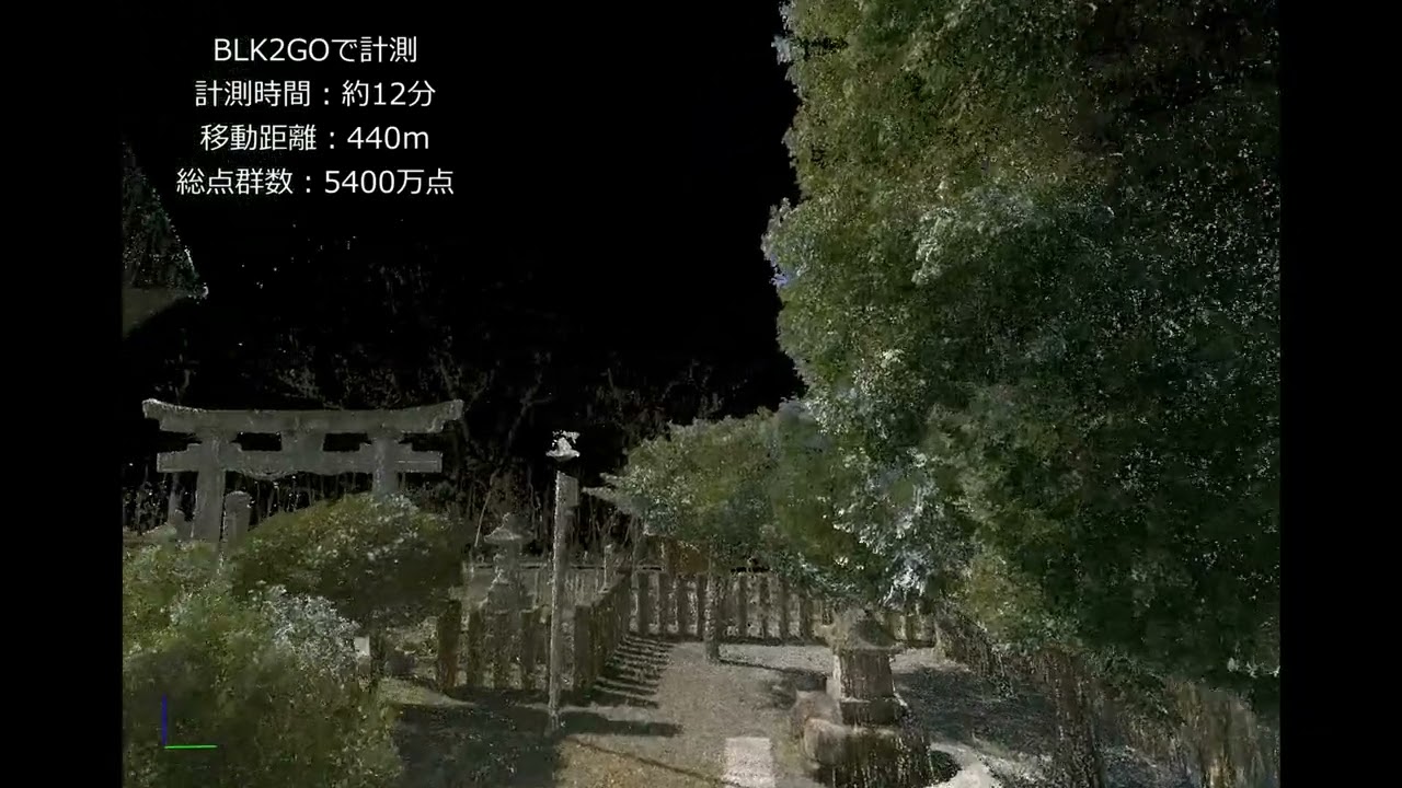 BLK2GO計測データ【神社編】