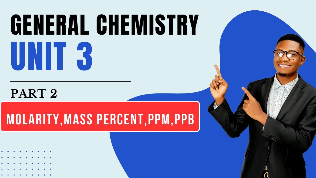 General Chemistry freshman course Unit 3 part 2 (Afaan Oromoo)