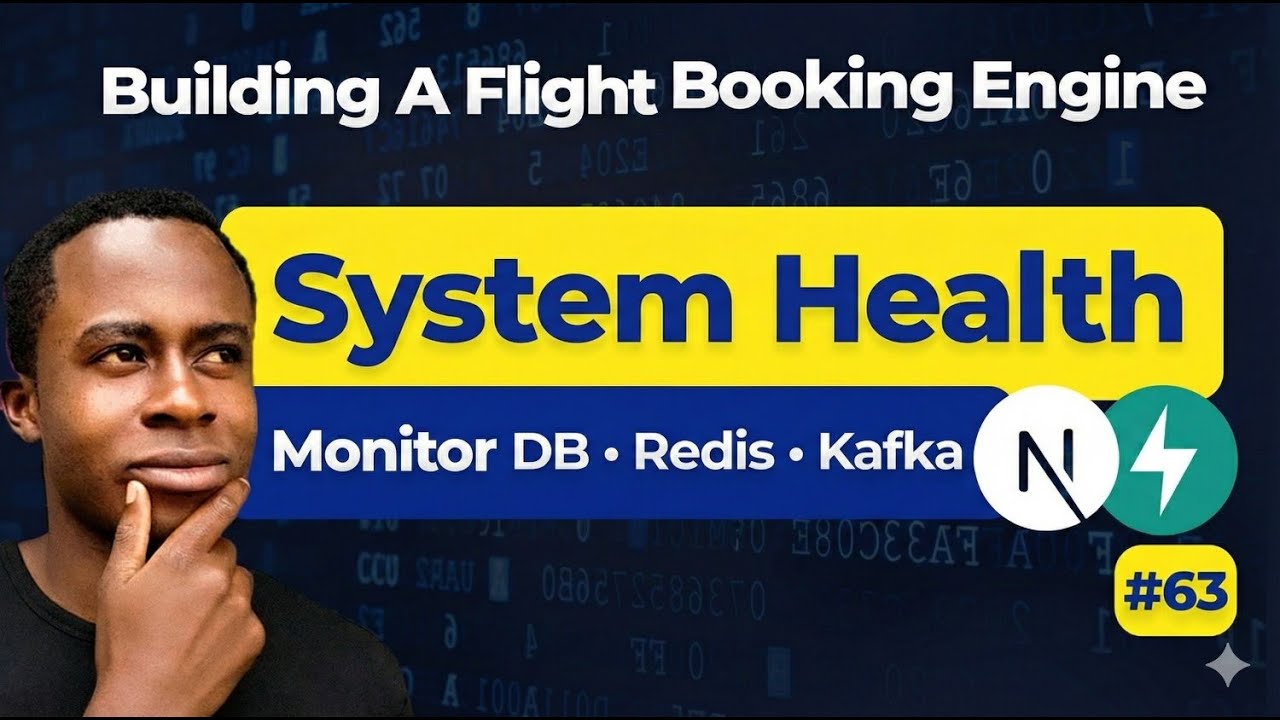 Production Health Checks! | Monitor DB, Redis & Kafka | Flight Booking Engine | Day 63