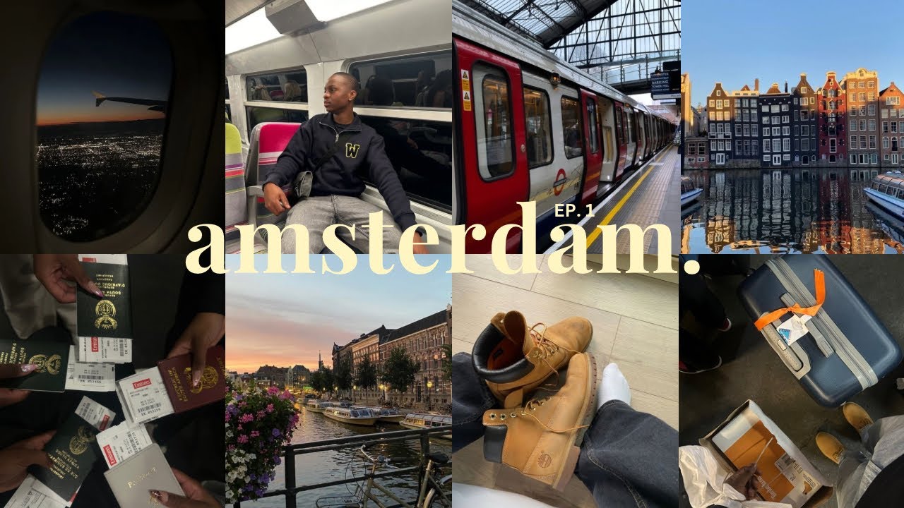 EUROPE TRAVEL VLOG! | 96hrs in Amsterdam, boat cruise, shopping [Europe travel vlog ep.01]